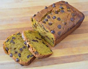 Chocolate Chip Pumpkin Bread deliciousness