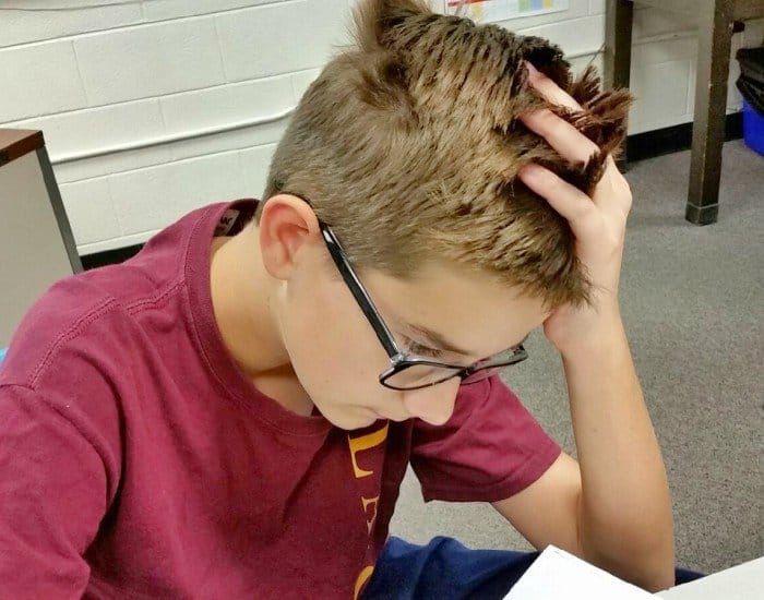 Frustrated with homework