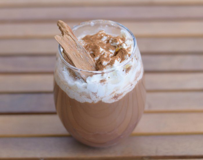 Perfect fall coffee spiced cinnamon mocha