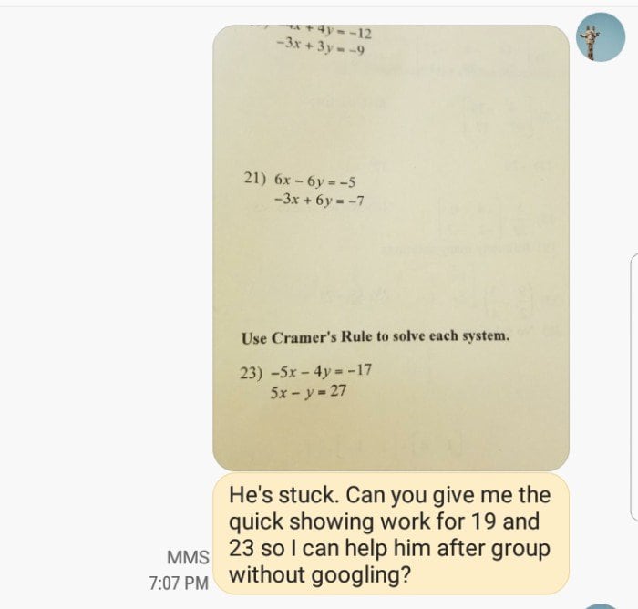 Stuck on math homework