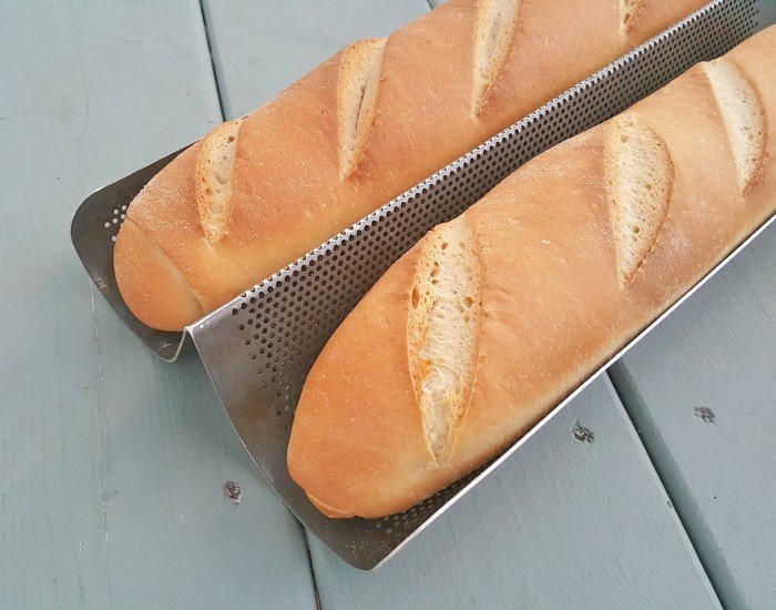 Delicious homemade baguette recipe
