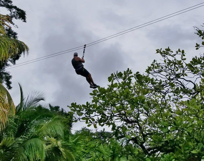 Best ziplining in Roatan Honduras