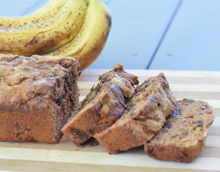 Chocolate swirl banana bread