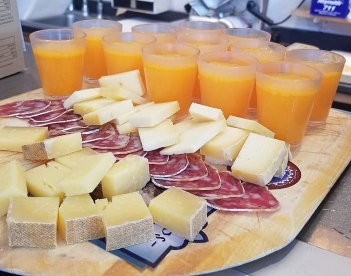 Quebec City food tour meat and cheese