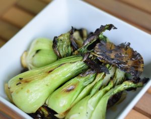 Bowl of baby bok choy