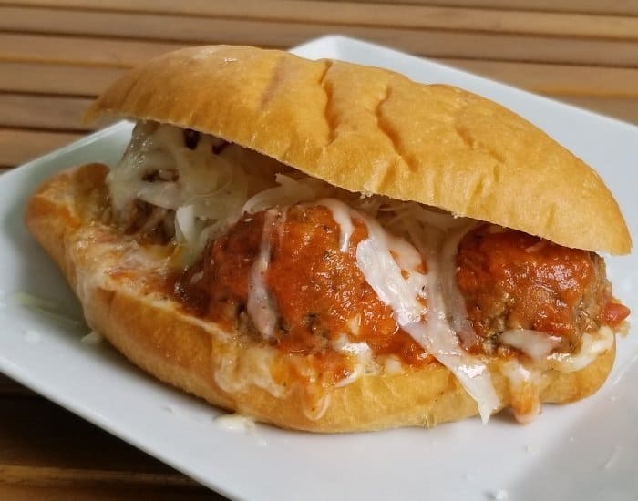 Instant Pot meatball sandwich