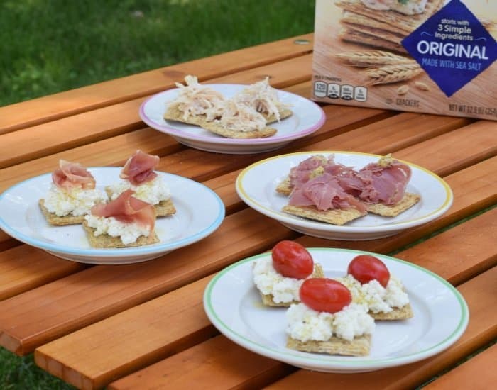 Simple picnic sandwiches