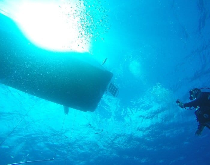 Beaches scuba diving boat