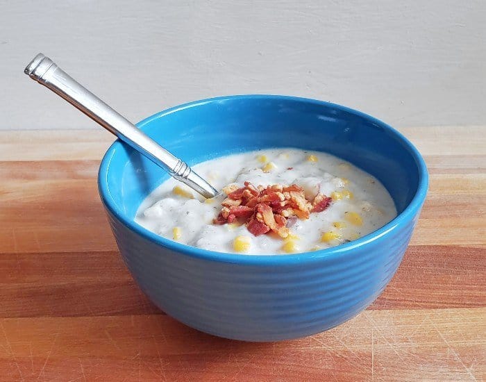 Simple Recipe for Instant Pot Potato corn chowder