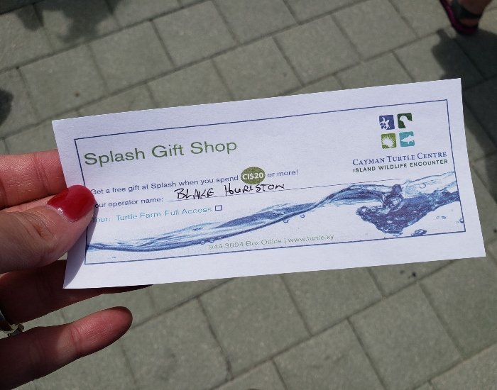 Turtle sanctuary gift shop coupon