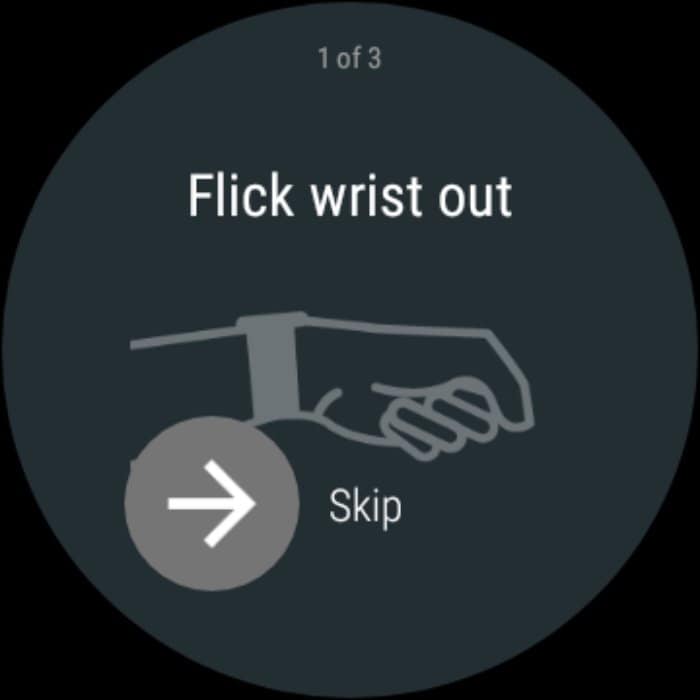 Flick out
