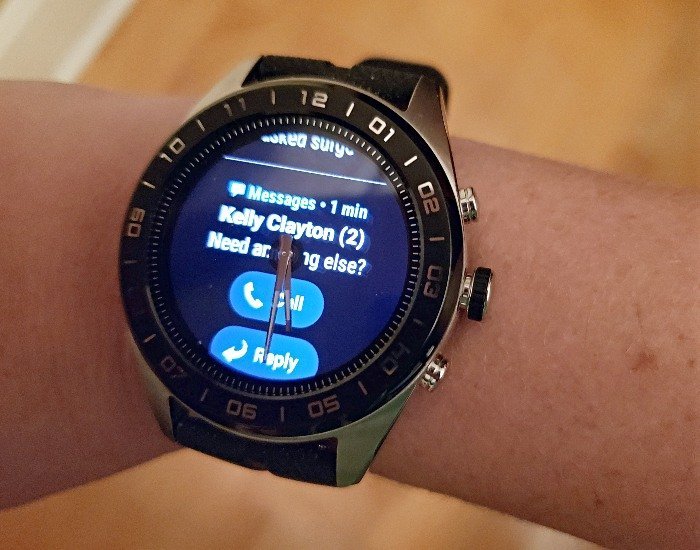 Text messaging on LG W7