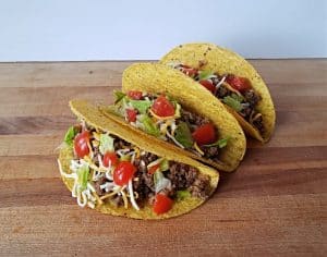 Ground beef tacos alternative