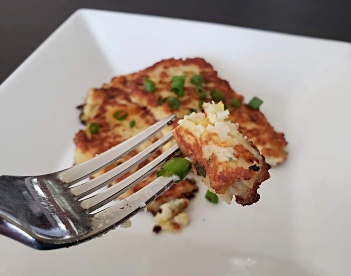 Potato pancake bite