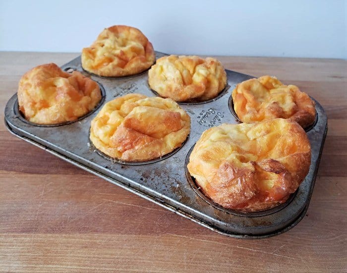 Egg muffin bites in a pan