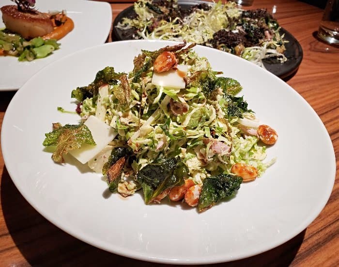 STK Shaved brussels sprouts salad