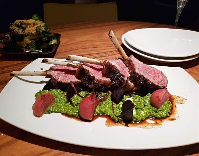 STK rack of lamb