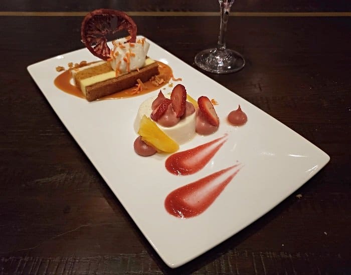 Three Embers dessert duo