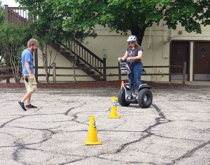 Chestnut Mountain segway practice