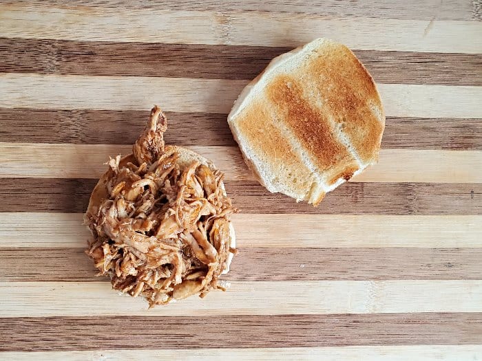 BBQ chicken sandwich