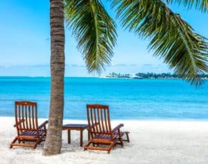 Peaceful Nassau beach