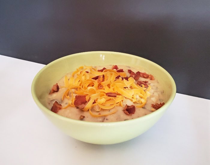 Bowl of potato soup