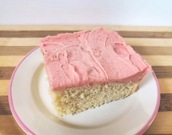 All natural strawberry buttercream