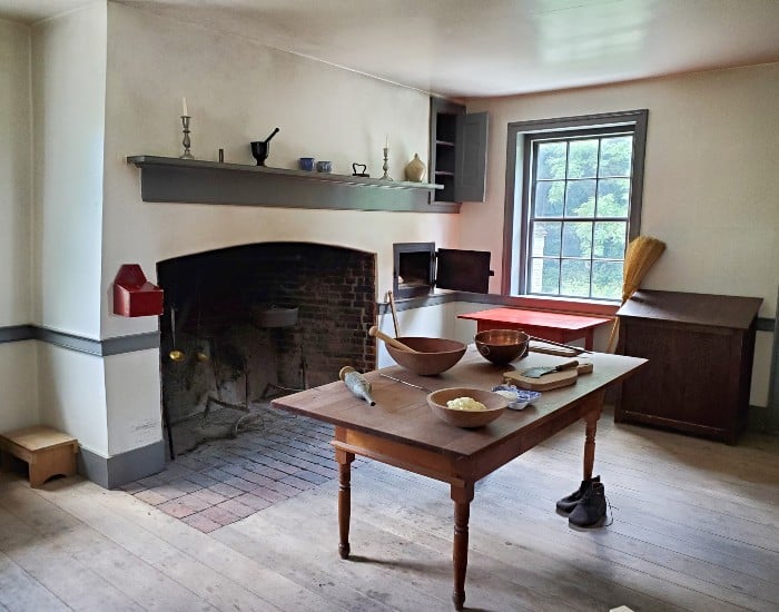 Kitchen from a living history museum