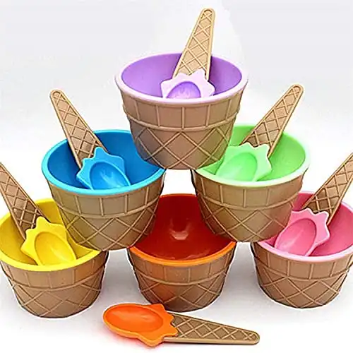 Ice Cream bowls and Spoons