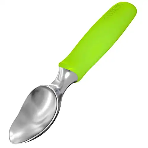 SUMO Ice Cream Scoop Stainless Steel - Ice Cream Scooper with Comfortable Handle - Green