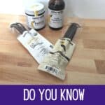 Four types of vanilla on a table with text do you know how to use the different types of vanilla?