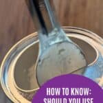 Image shows Spoon measuring baking powder with text how to know: Should you use baking soda or baking powder?