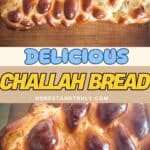 Image shows freshly baked and delicious challah bread.
