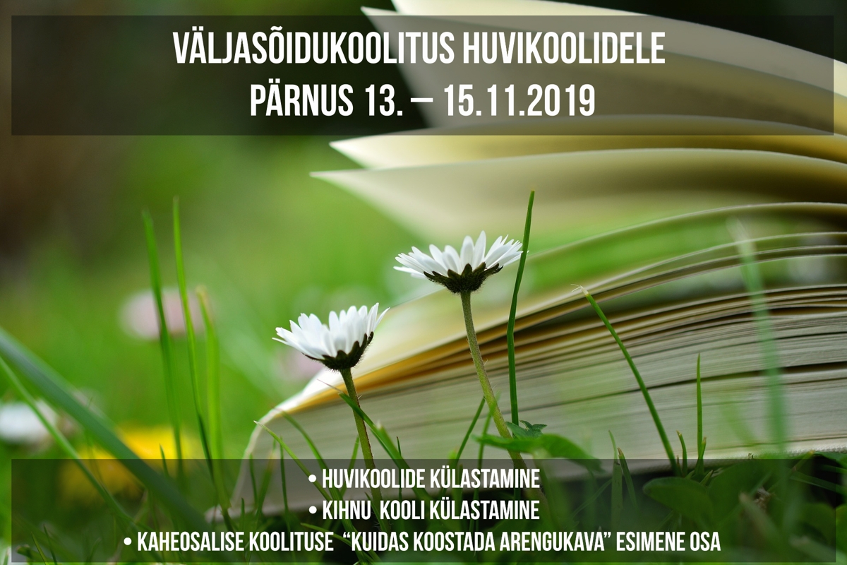 Väljasõidukoolitus huvikoolidele Pärnus