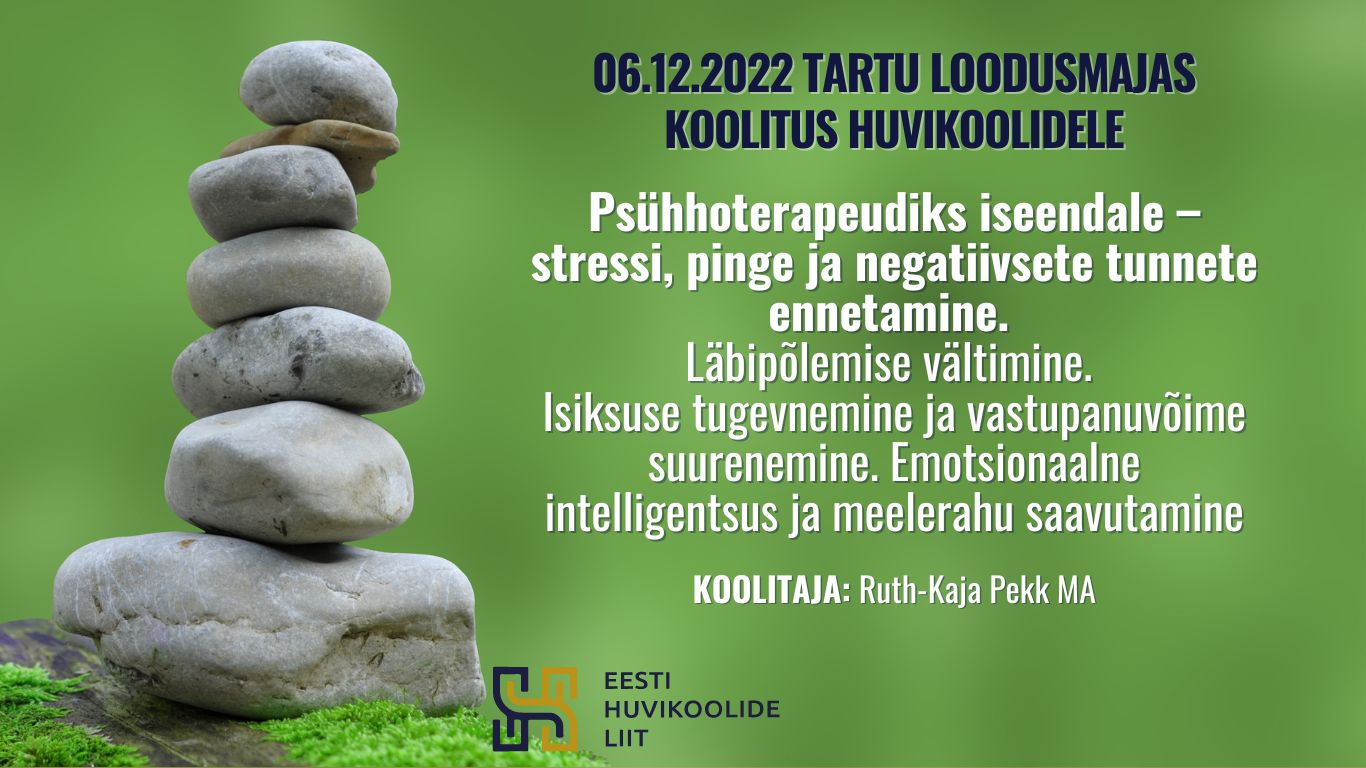 Psühhoterapeudiks iseendale trt