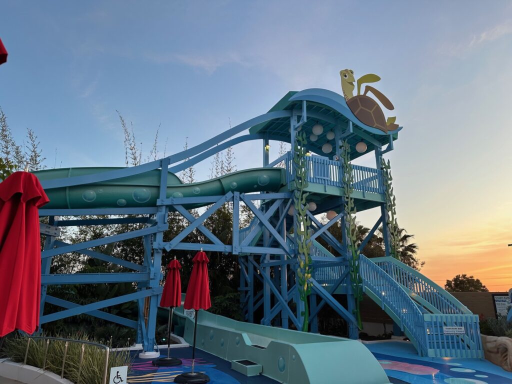 water slide