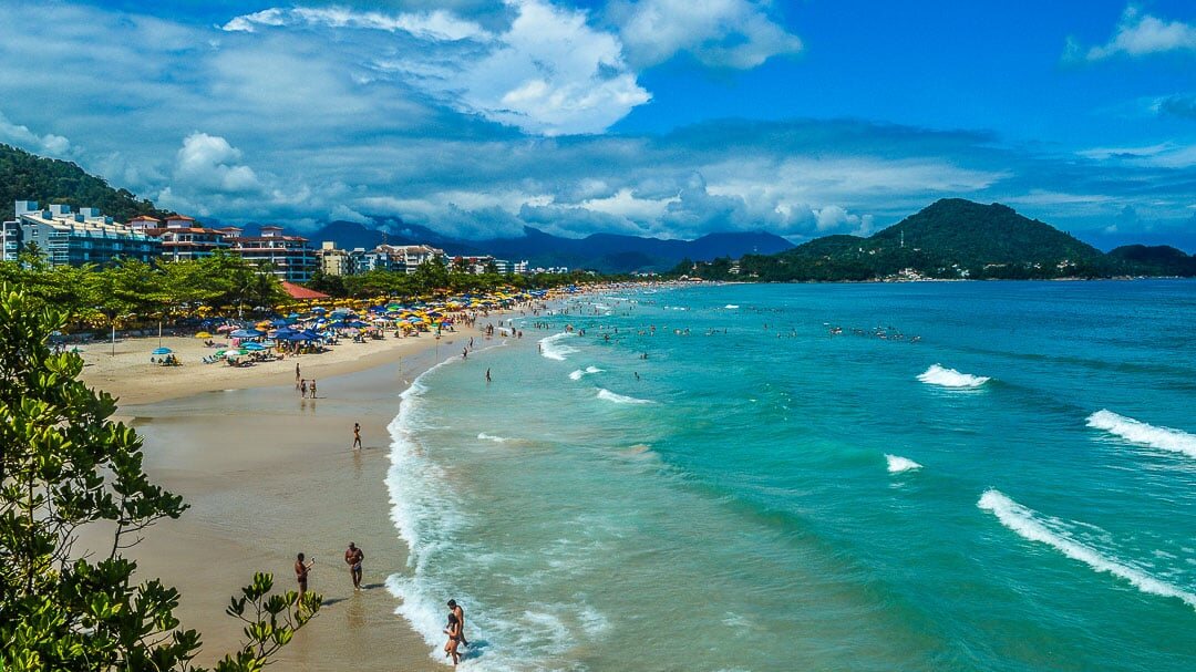 Praia paradisíaca em Ubatuba