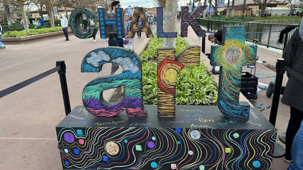 chalk art