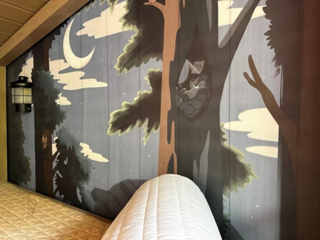 cabin wall