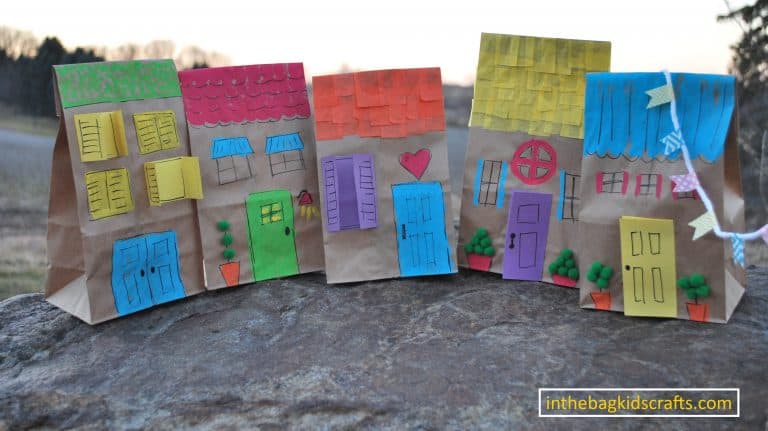 Paper Bag Village Kids’ Craft DIY