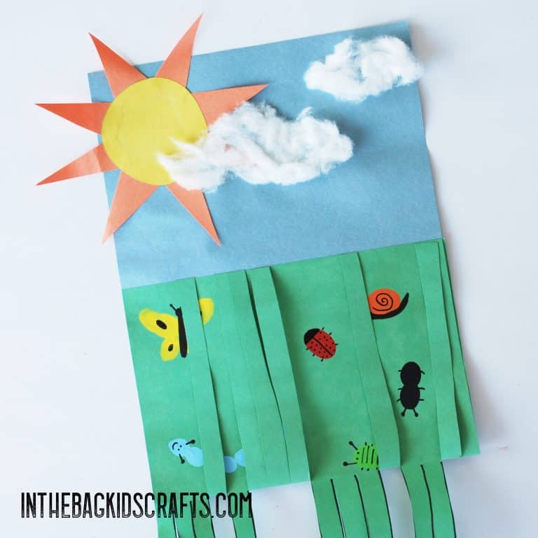 BUGS IN THE GRASS CRAFTS FOR KIDS