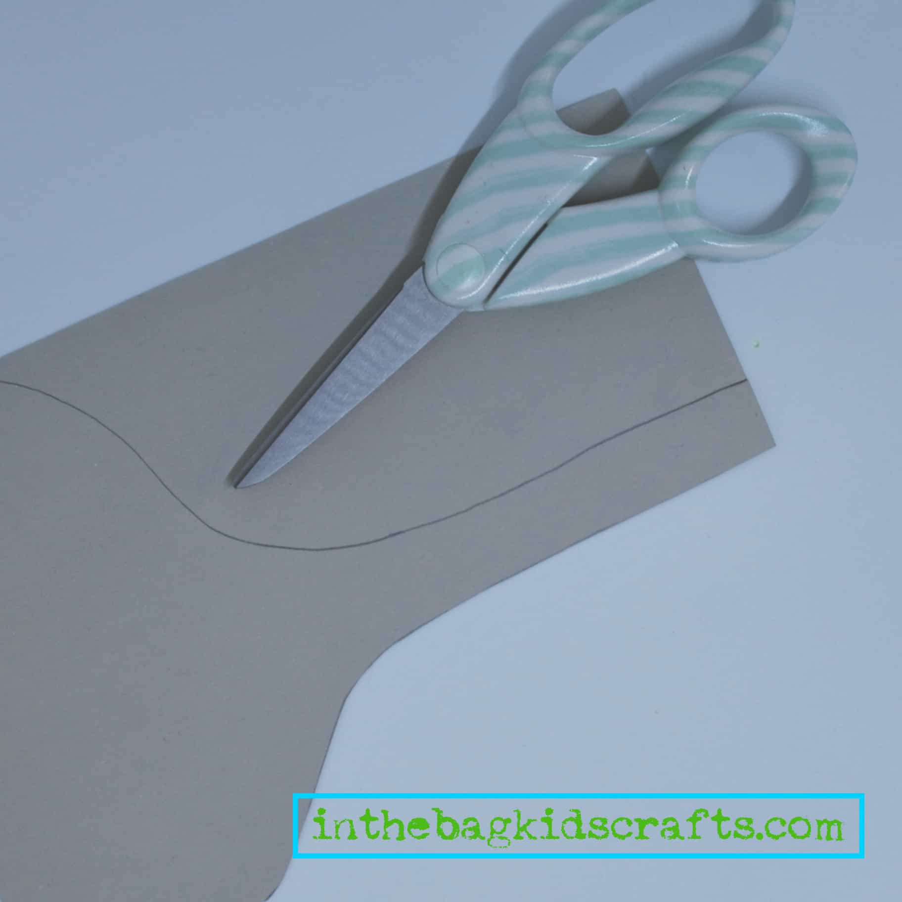 elephant thank you card step 2