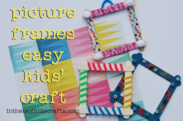 Popsicle Stick PIcture Frames