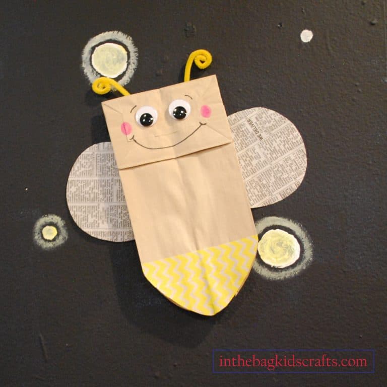 FIREFLY PAPER BAG PUPPET