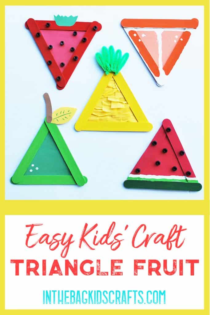 Easy Summertime Kids Craft Fruit Basket