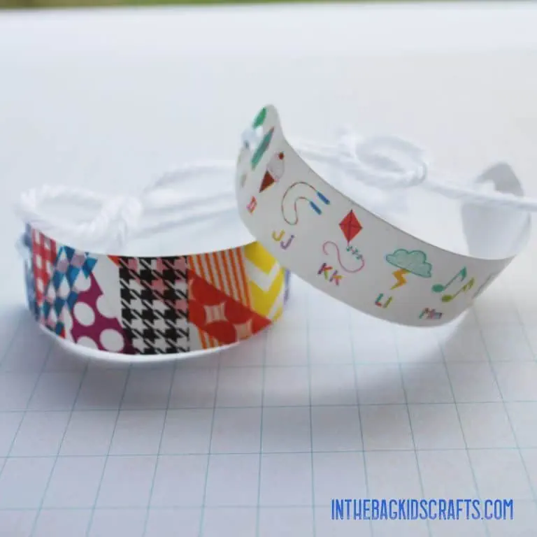 washi tape bracelets