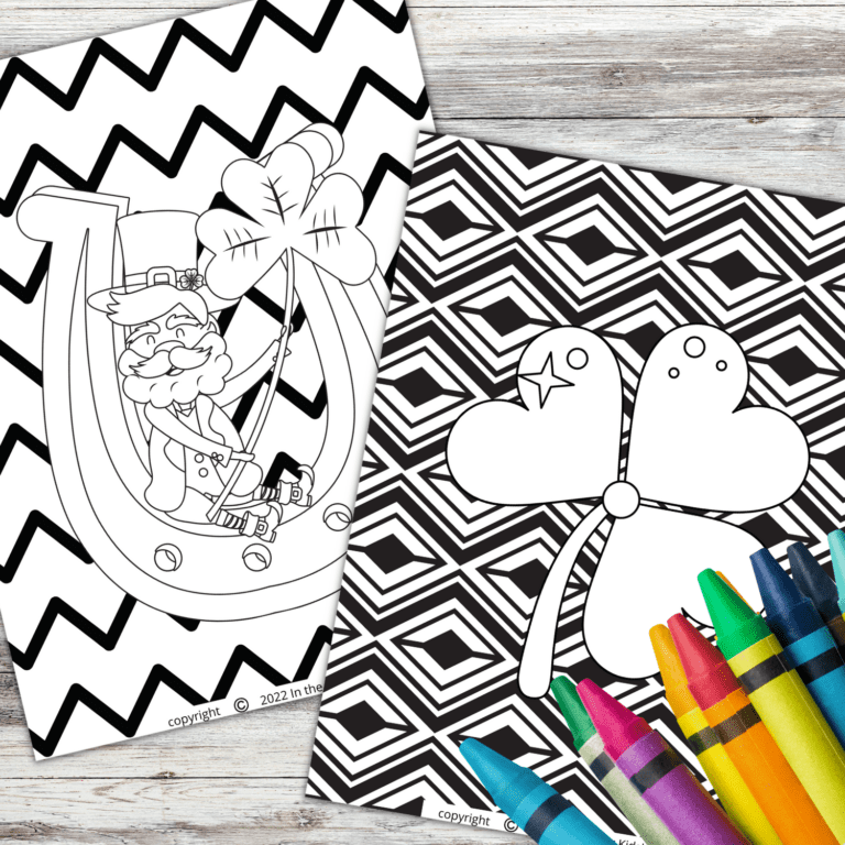 ST PATRICK'S DAY COLORING PAGES
