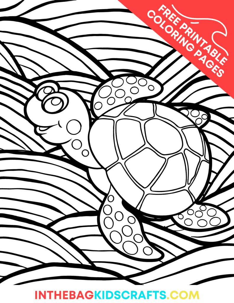 Free Printable Ocean Coloring Pages for Kids Sea turtle coloring page