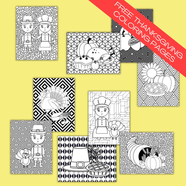 Thanksgiving Coloring Pages Free Downloads