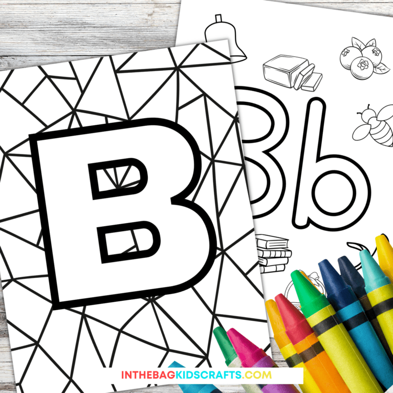 Letter B Coloring Pages
